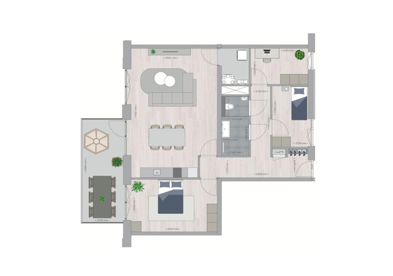 4-kamerappartement met terras in Veldhoven - Afbeelding 18