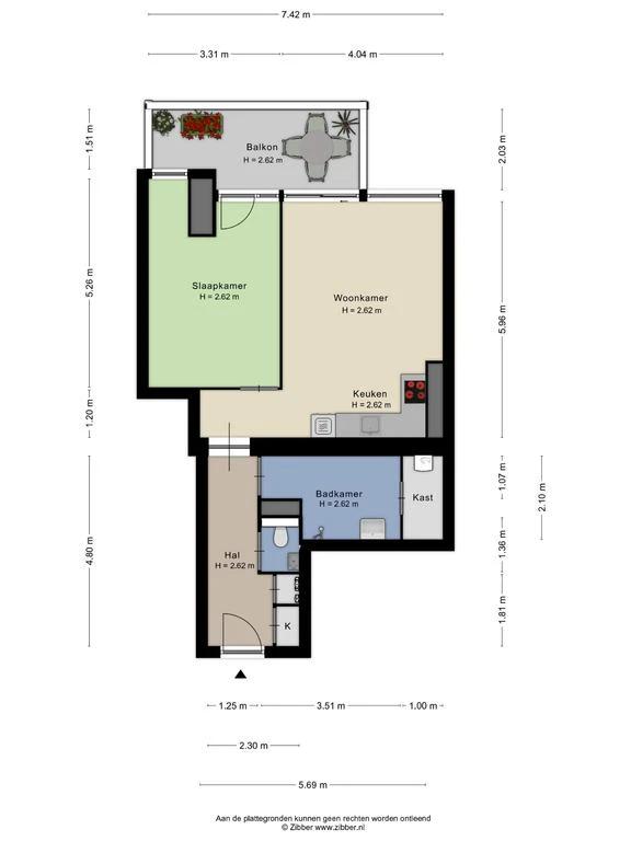 Wonen op de 15e met uitzicht in Stadsdriehoek - Afbeelding 22
