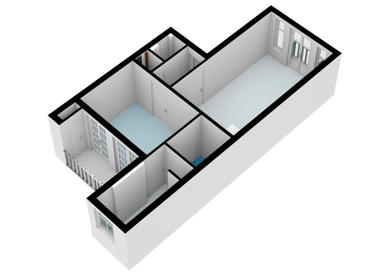 1-bedroom apartment with balcony in De Pijp - Image 26