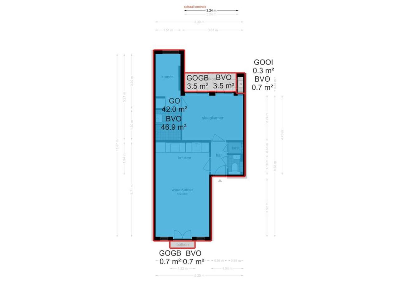 1-bedroom apartment with balcony in De Pijp - Image 27