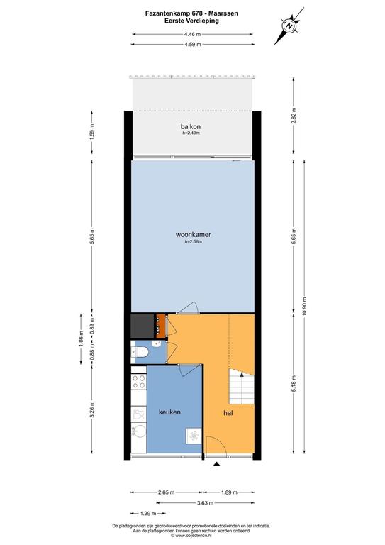 4-kamer maisonnette met zonnig balkon - Afbeelding 19