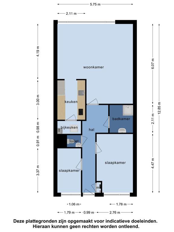 Bovenste etage met balkon aan het kanaal - Afbeelding 24