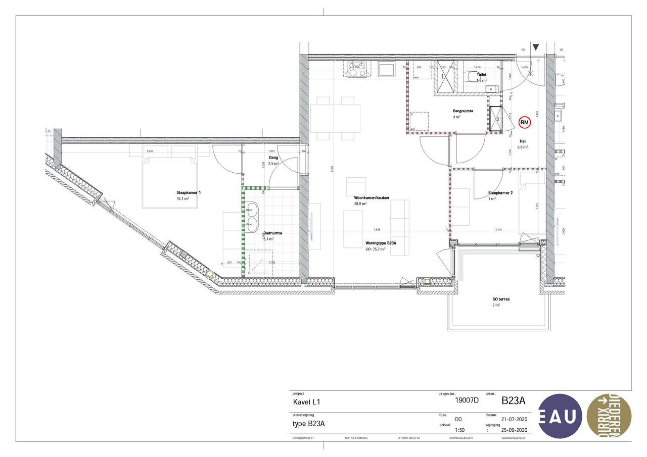2-slaapkamerappartement met balkon - Afbeelding 14