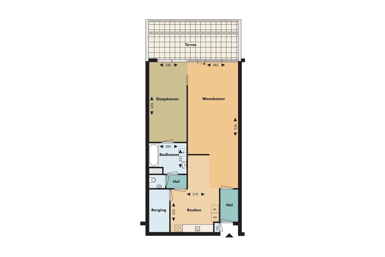 85 m2 appartement met terras in Leiden - Afbeelding 14