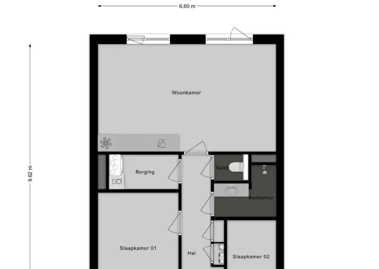 New 2-bedroom apartment with balcony - Image 32