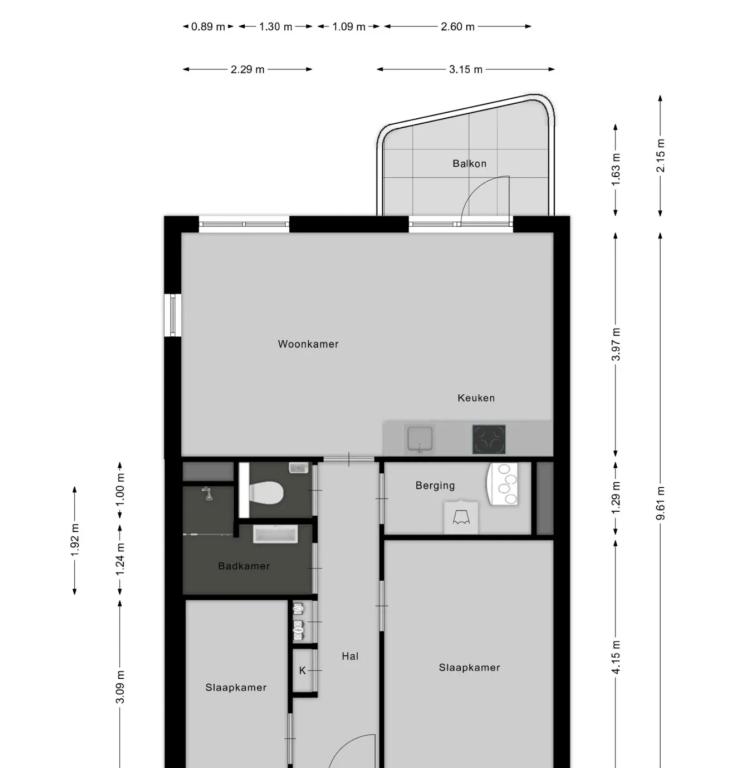 2-bedroom apartment with balcony in Zevenaar - Image 39