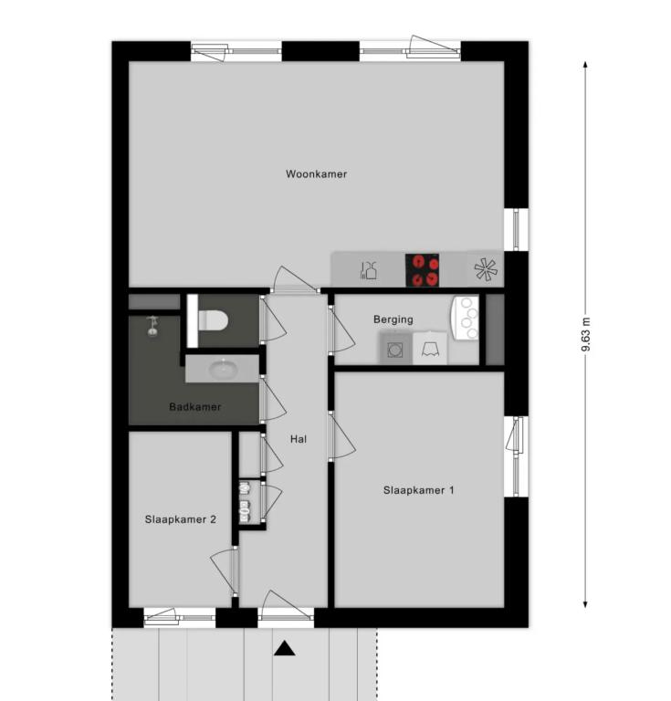 2-bedroom apartment with balcony in Zevenaar - Image 41