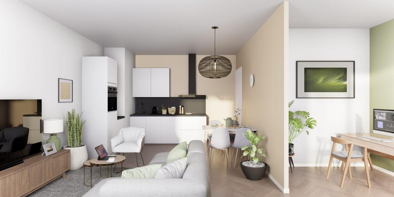 60 m² appartement met balkon in Sloterdijk - Afbeelding 3