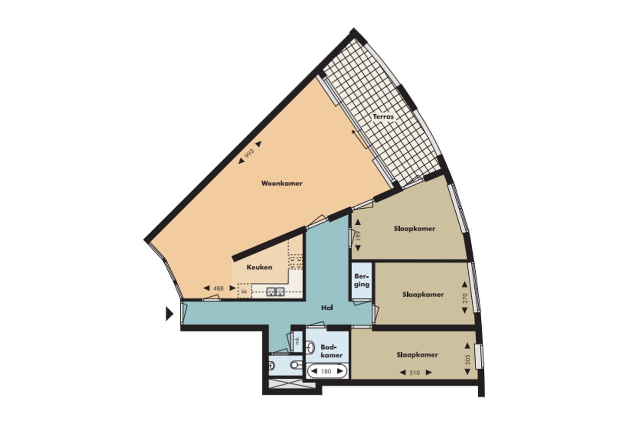 109 m² met 3 slaapkamers aan de Oude Haven - Afbeelding 5