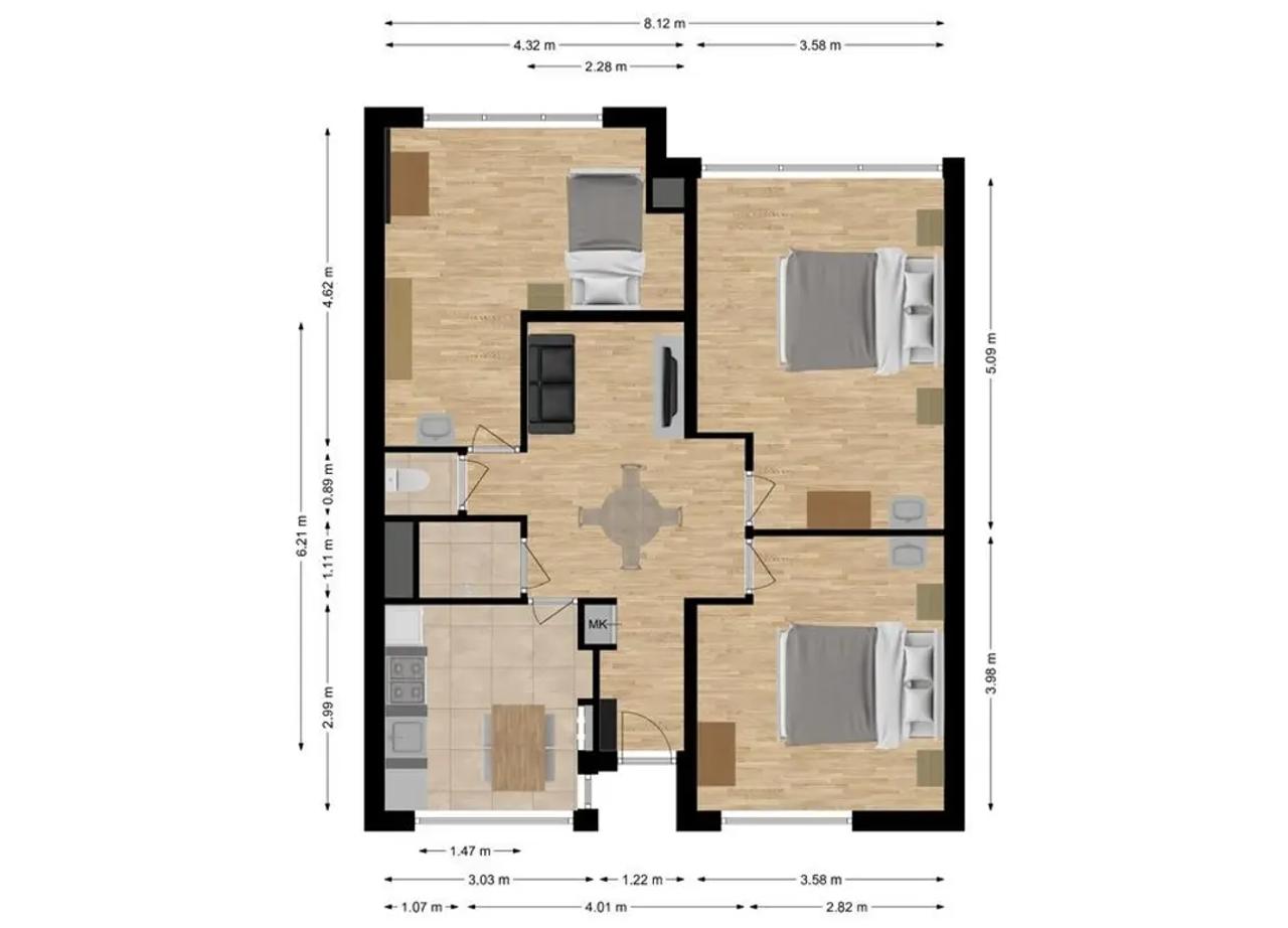 3-Bedroom Apartment in Tilburg - Image 12