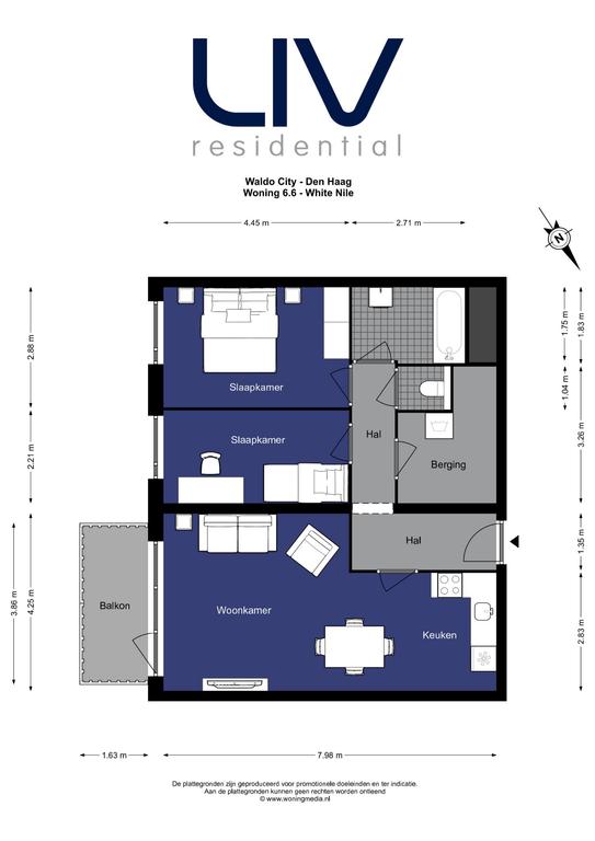 A++ appartement met 2 slaapkamers in Laakhaven - Afbeelding 8