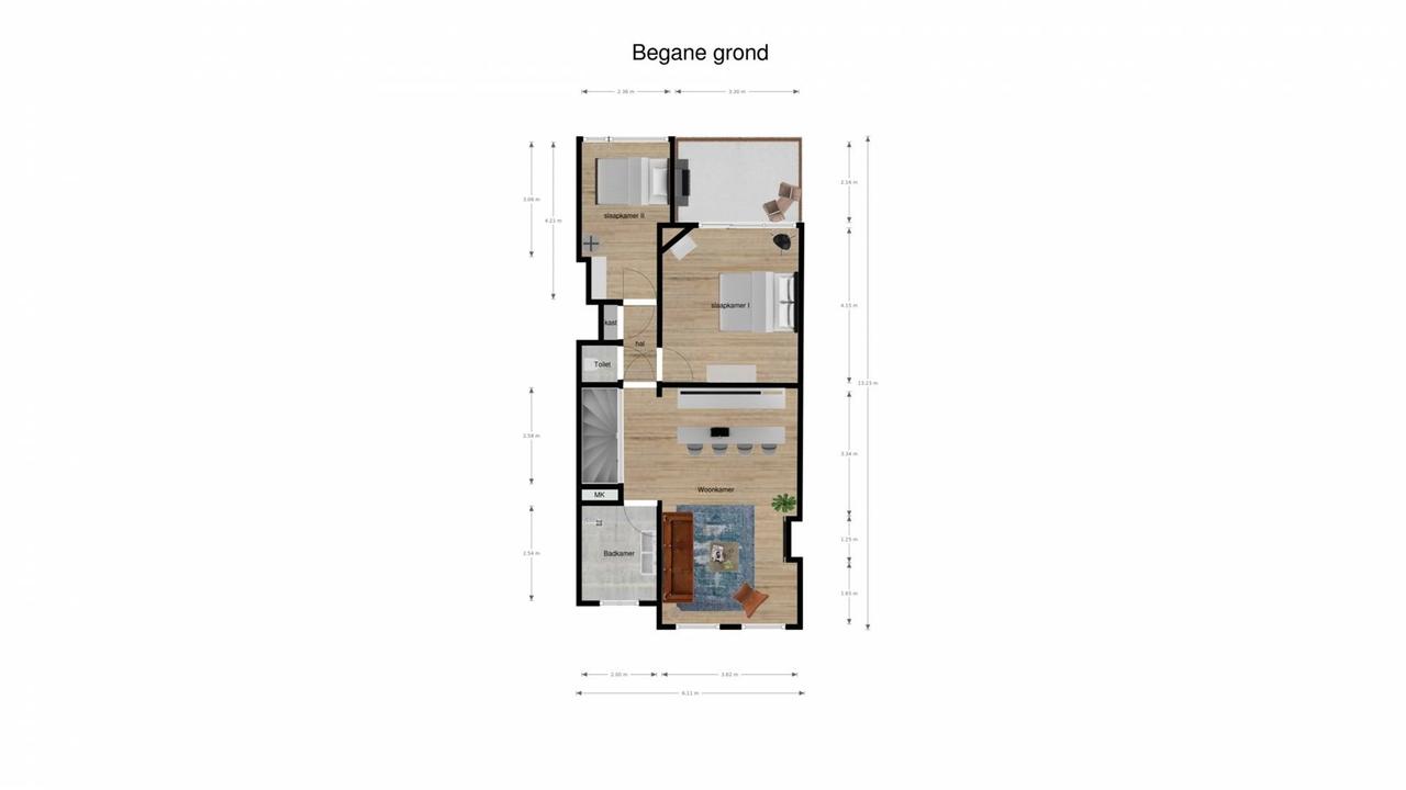 Licht 3-kamerappartement in Statenkwartier - Afbeelding 22