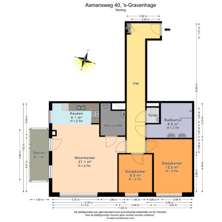 3-kamerappartement met lift en parkeerplek - Afbeelding 9