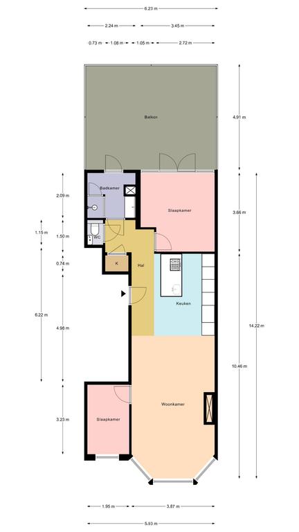 3-kamerappartement met royaal dakterras - Afbeelding 34