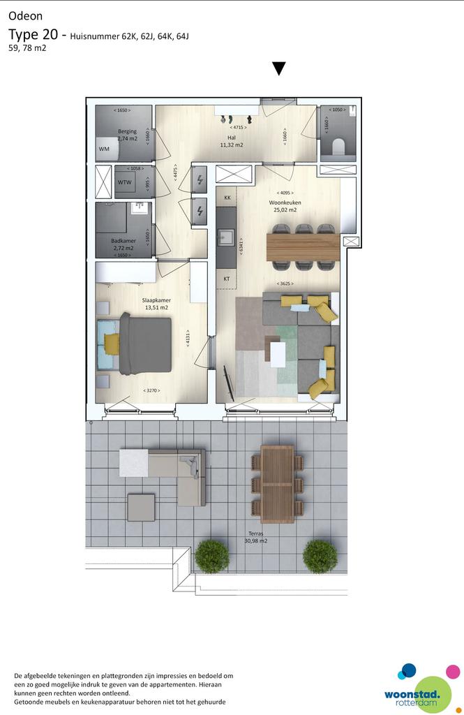 2-kamerappartement met balkon in Oude Westen - Afbeelding 2