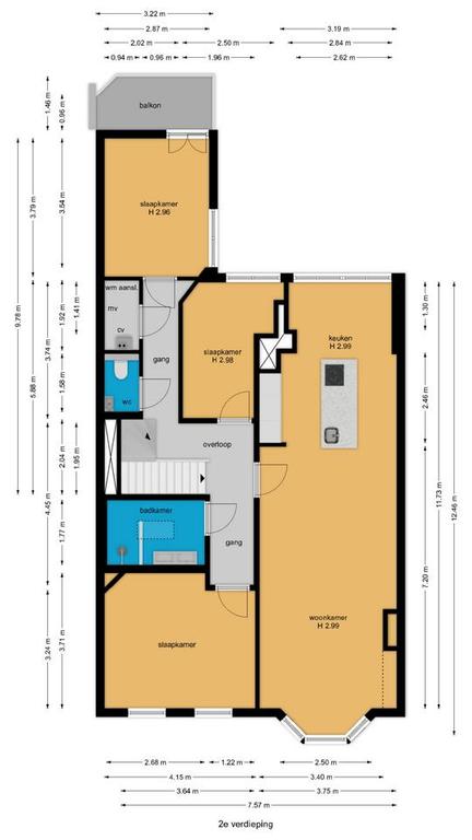 Topappartement met 3 slaapkamers in Statenkwartier - Afbeelding 33