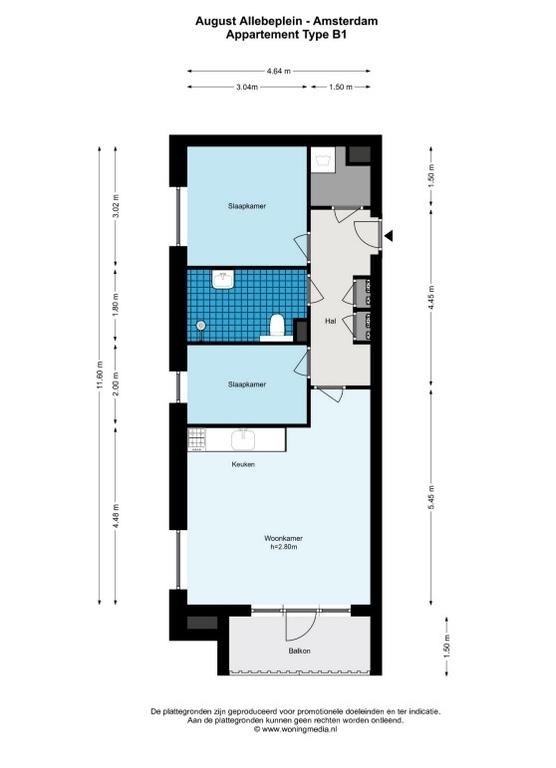 3-kamerappartement met lift in Overtoomse Veld - Afbeelding 8