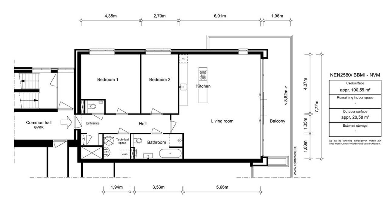 Gemeubileerd 3-kamerappartement met groot balkon - Afbeelding 44