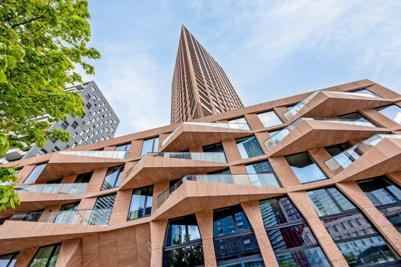 Loft op de 23e met balkon en skylinezicht - Afbeelding 1