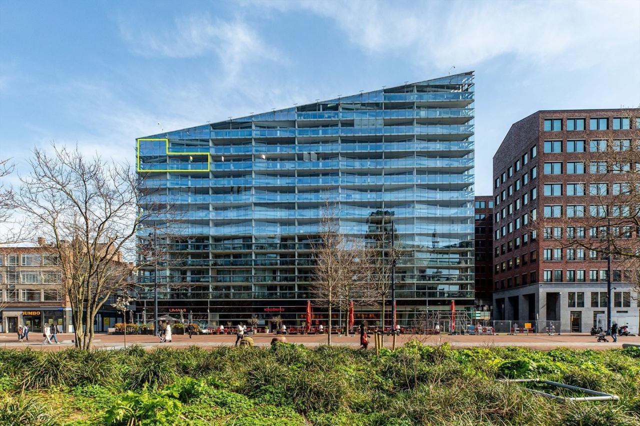 Penthouse met balkon naast de Markthal - Afbeelding 1