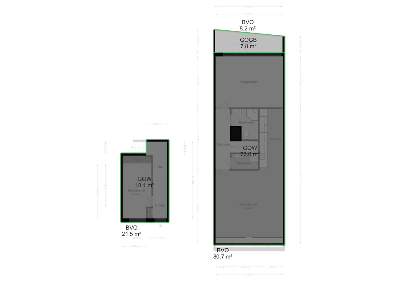 Maisonnette met 2 slaapkamers en zonnig balkon - Afbeelding 32