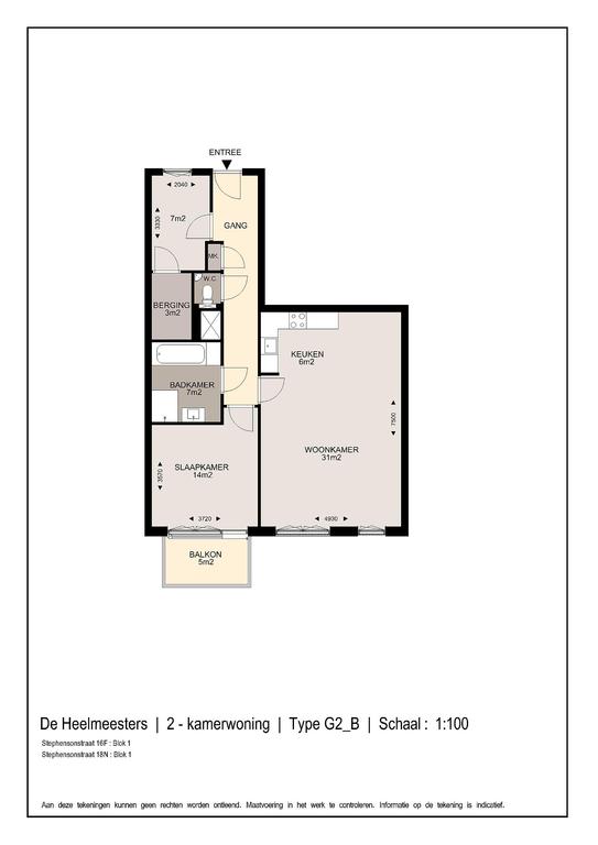 Licht 3-kamerappartement met balkon - Afbeelding 7