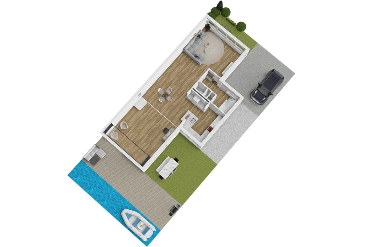 Vrijstaande watervilla met eigen steiger - Afbeelding 50