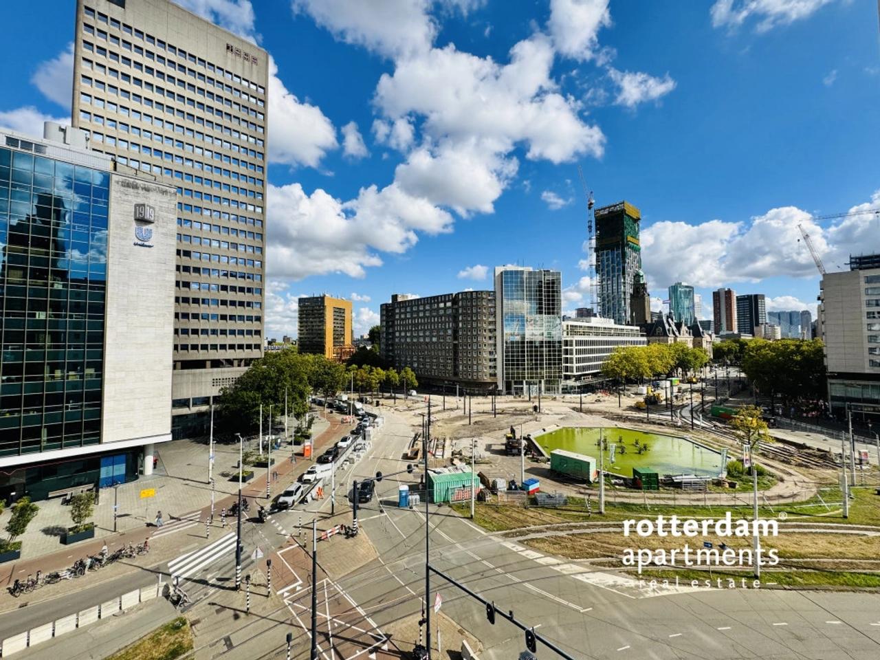 Gemeubileerd hoekappartement aan Hofplein - Afbeelding 1