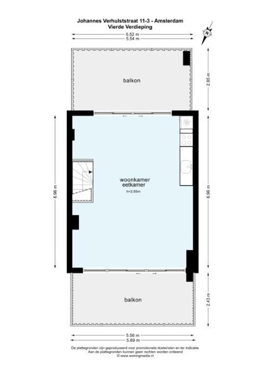 Dubbel bovenhuis met 4 slaapkamers in Oud-Zuid - Afbeelding 20