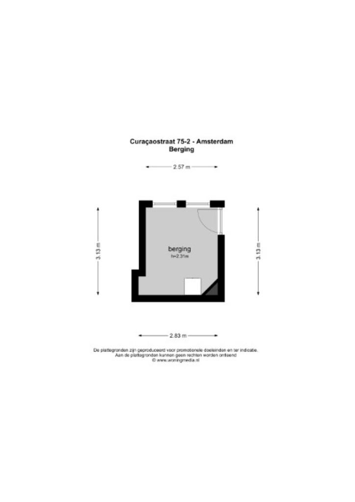 Licht 3-kamerappartement met westbalkon - Afbeelding 20