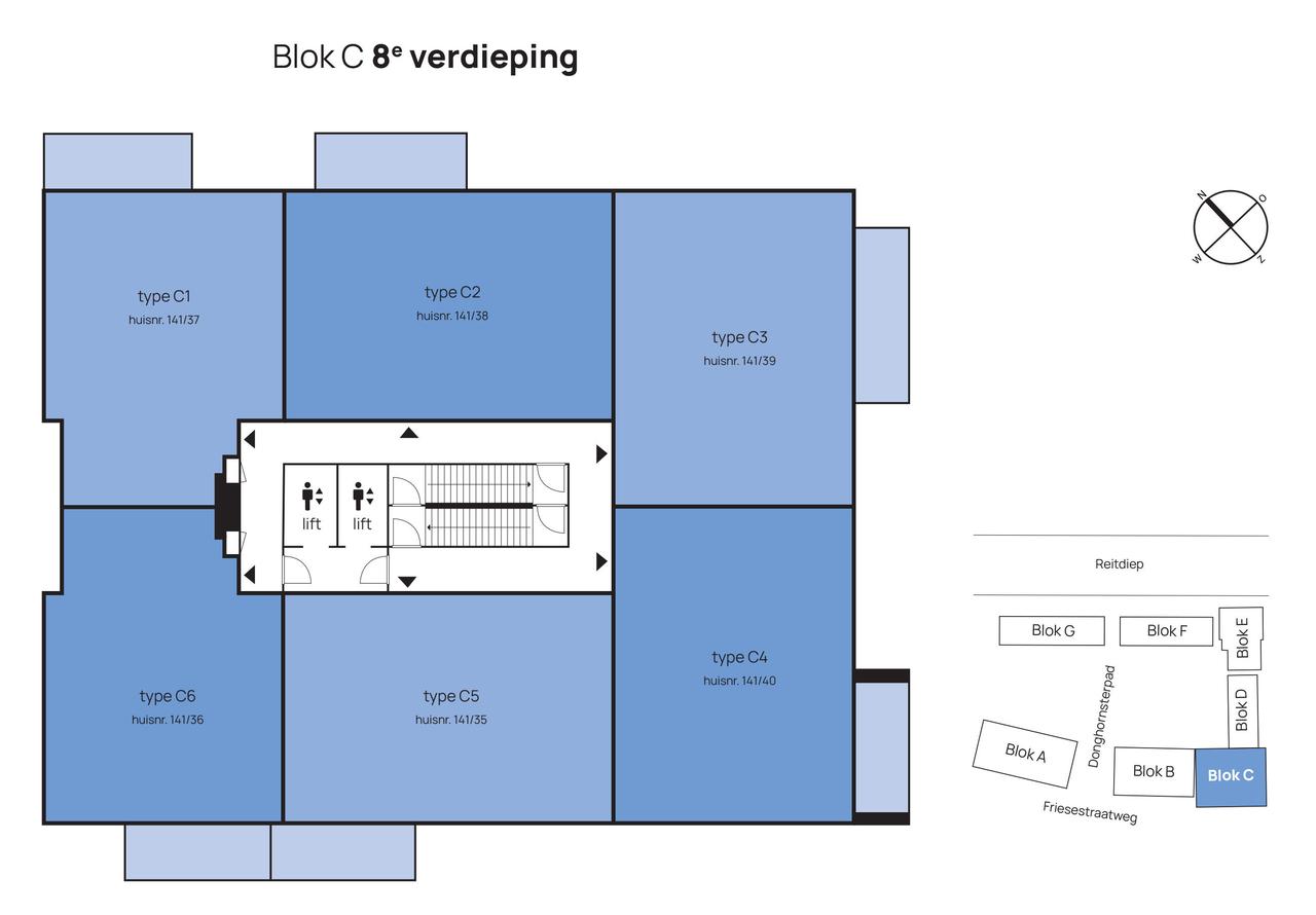 Appartement op de 8e met balkon en A++ - Afbeelding 20