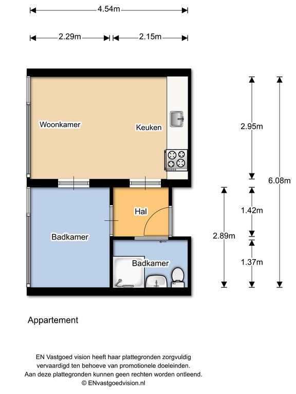 Smart 1-Bedroom Apartment with Energy Label A - Image 14