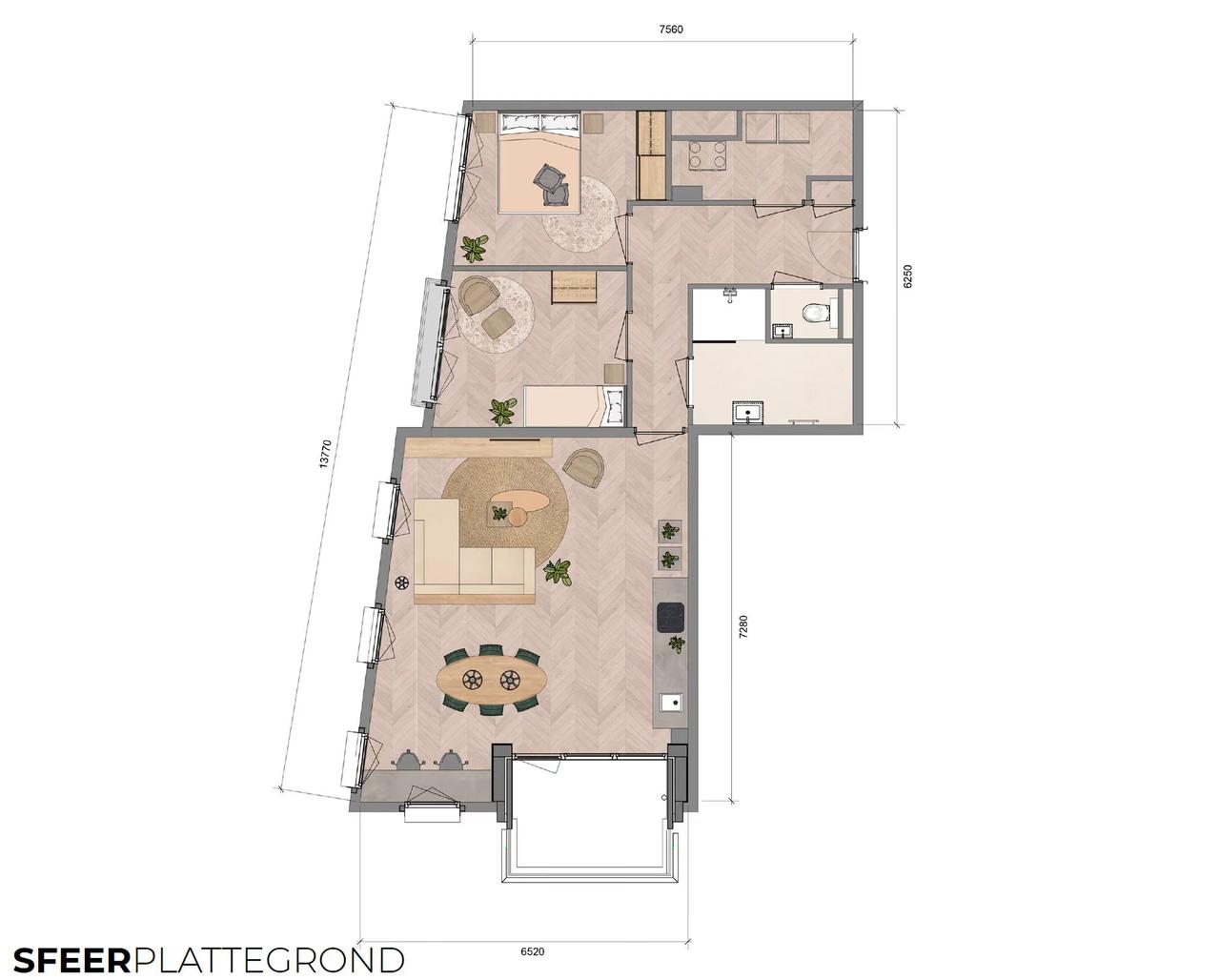 Top Floor Apartment with Large Balcony - Image 16