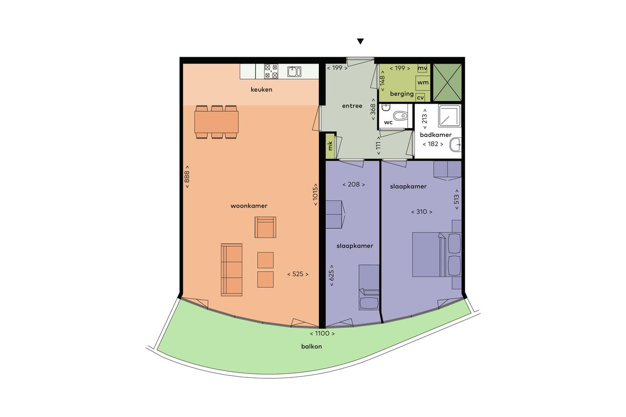 Three-room apartment with wide balcony - Image 13
