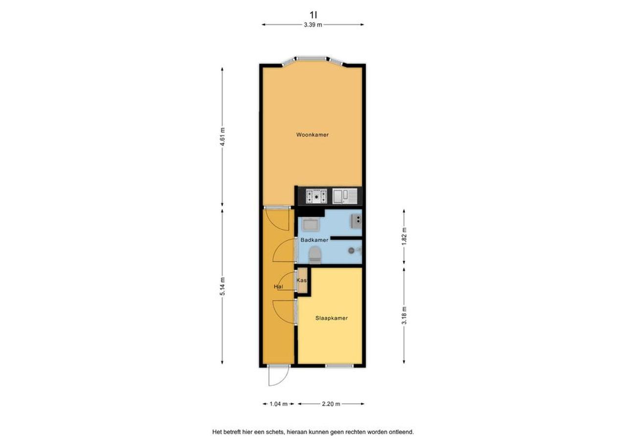 Gerenoveerd 2-kamerappartement in Winschoten - Afbeelding 11