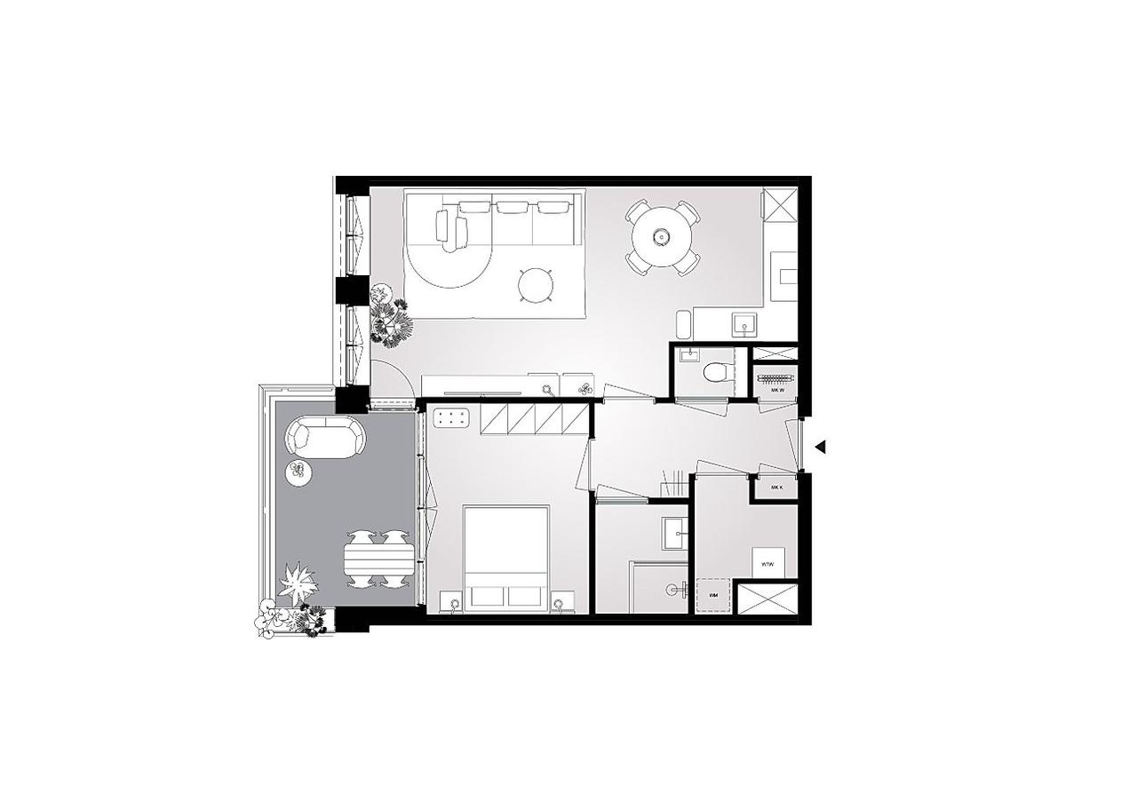 Tweekamerappartement met dakterras aan het IJ - Afbeelding 5
