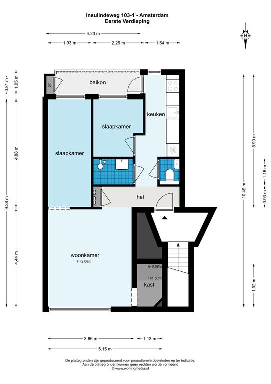 Driekamerappartement met label A in Oost - Afbeelding 9