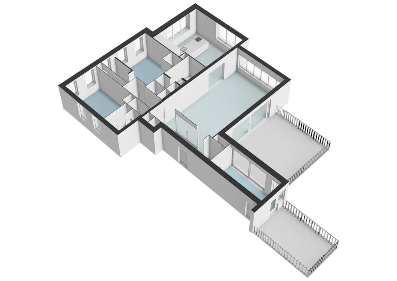 Penthouse met terras en parkeerplek op Zuidas - Afbeelding 36