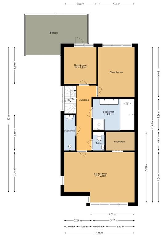 200 m² wonen met 4 slaapkamers en tuin - Afbeelding 41