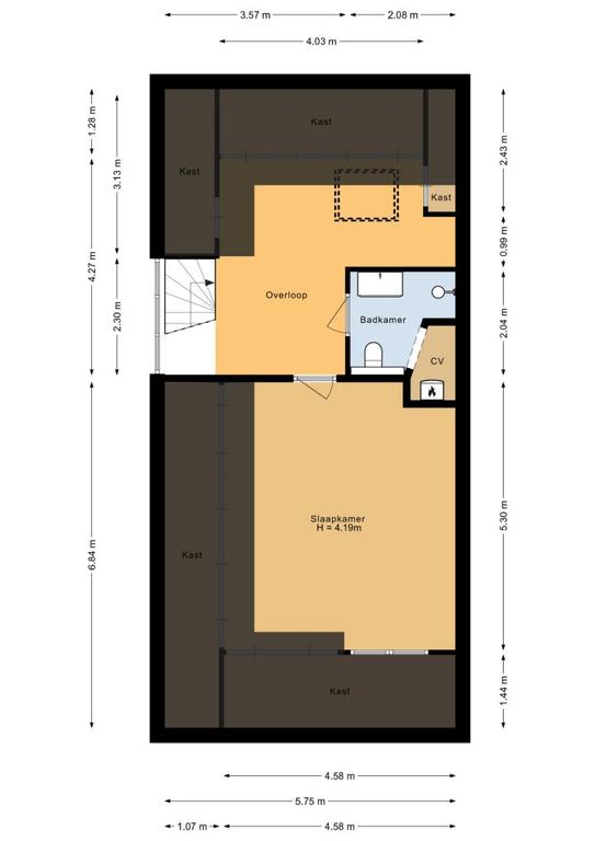 200 m² wonen met 4 slaapkamers en tuin - Afbeelding 42