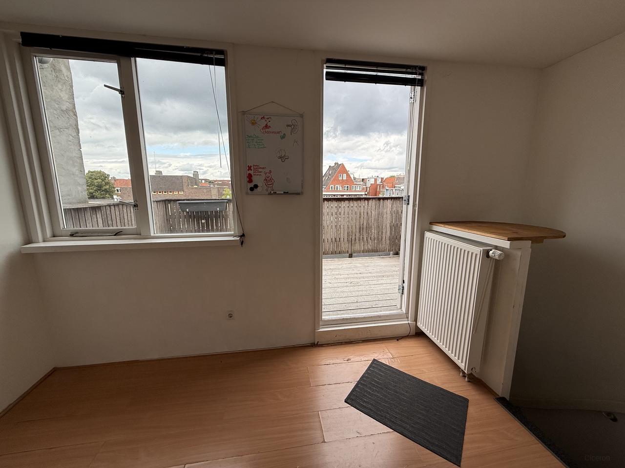 Kamer met dakterras in de Grunobuurt - Afbeelding 1