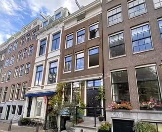 Wonen aan de Prinsengracht met patio