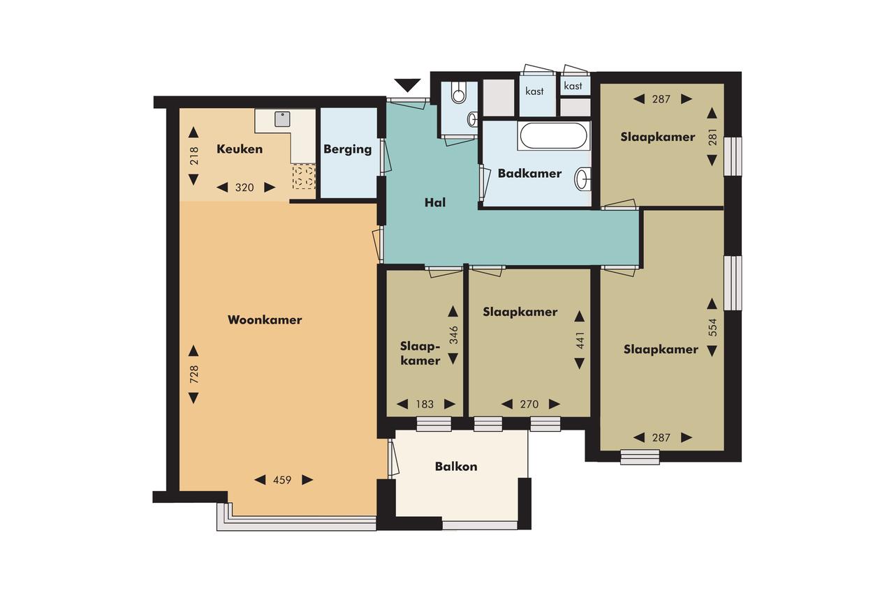 4-bedroom apartment with balcony - Image 5
