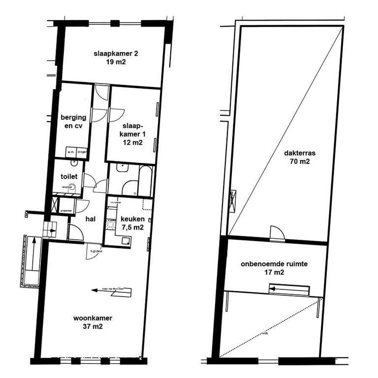Split-level appartement met dakterras van 70 m² - Afbeelding 12