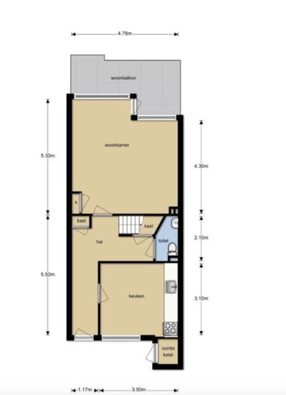 3-slaapkamer appartement met balkon - Afbeelding 12