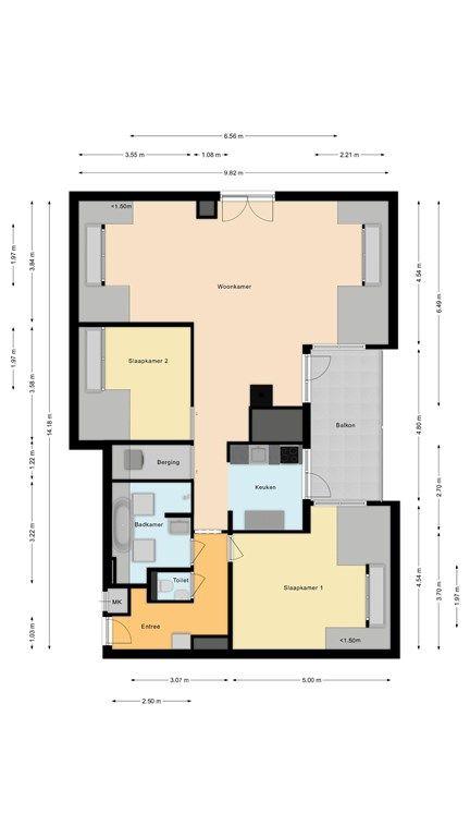 3-kamerappartement van 92 m² in Breukelen - Afbeelding 32