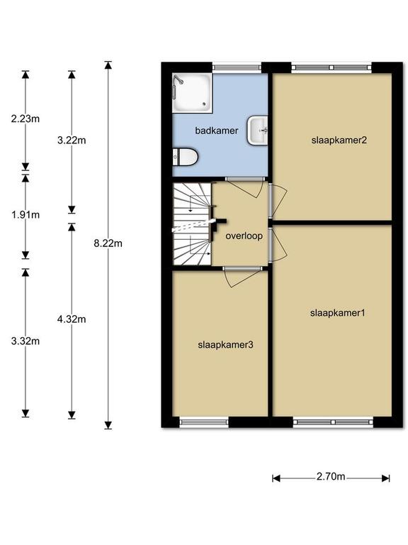 95 m² tussenwoning met tuin in Lievenspolder - Afbeelding 19