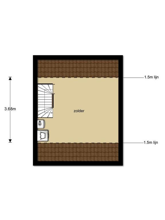 95 m² tussenwoning met tuin in Lievenspolder - Afbeelding 20