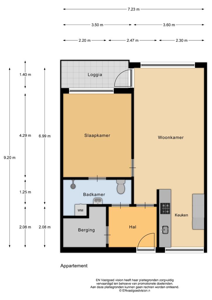 Ground floor 1-bedroom apartment with terrace - Image 5