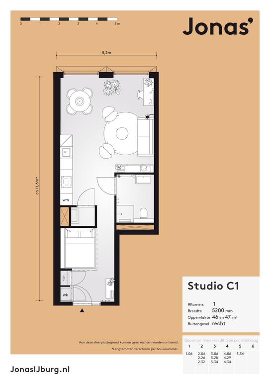 43 m² Studio in Jonas, IJburg - Image 13